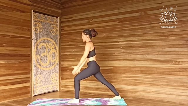 Balance yoga class